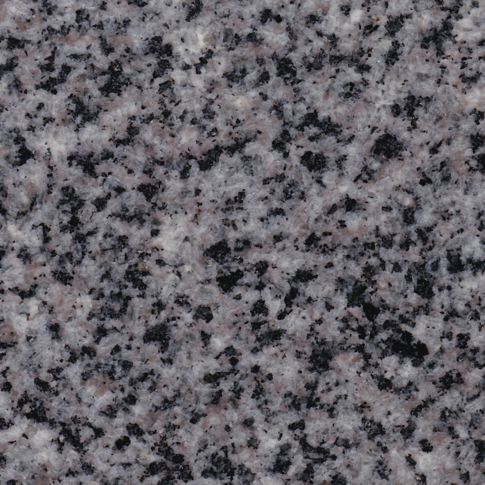 白系御影石（松山石）表面仕上げ：本磨き