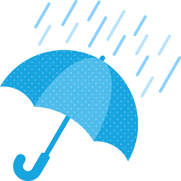 雨のイラスト