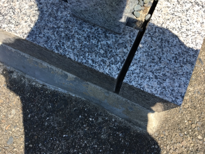 お墓の修理・外柵